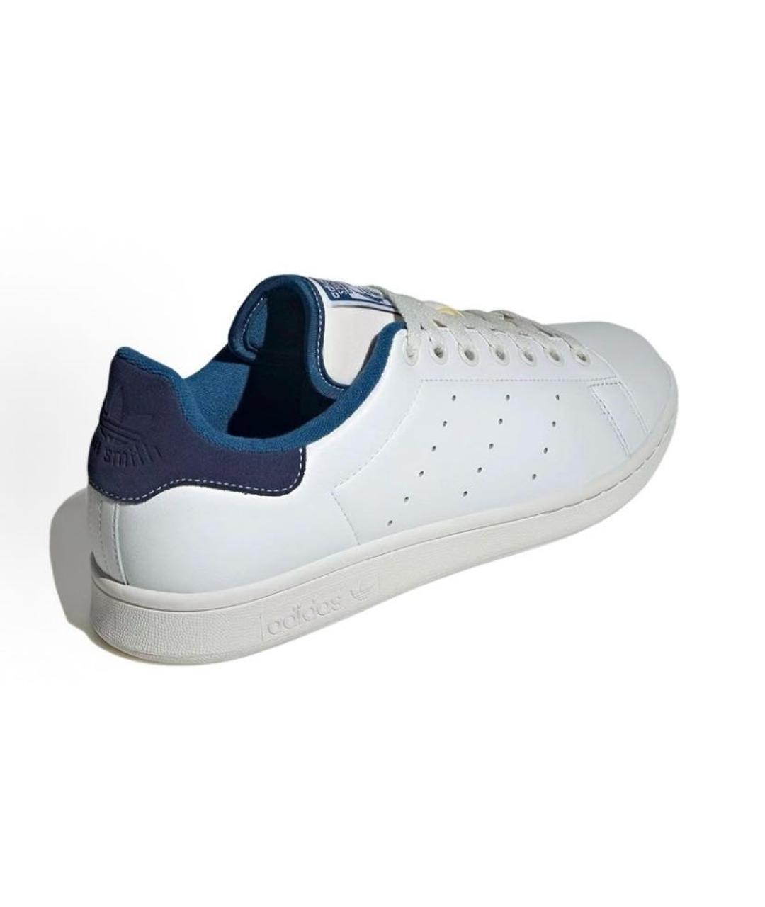 ADIDAS Белые кожаные низкие кроссовки / кеды, фото 4