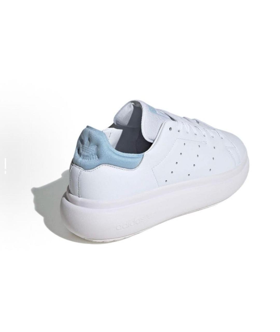 ADIDAS Белые кожаные низкие кроссовки / кеды, фото 3