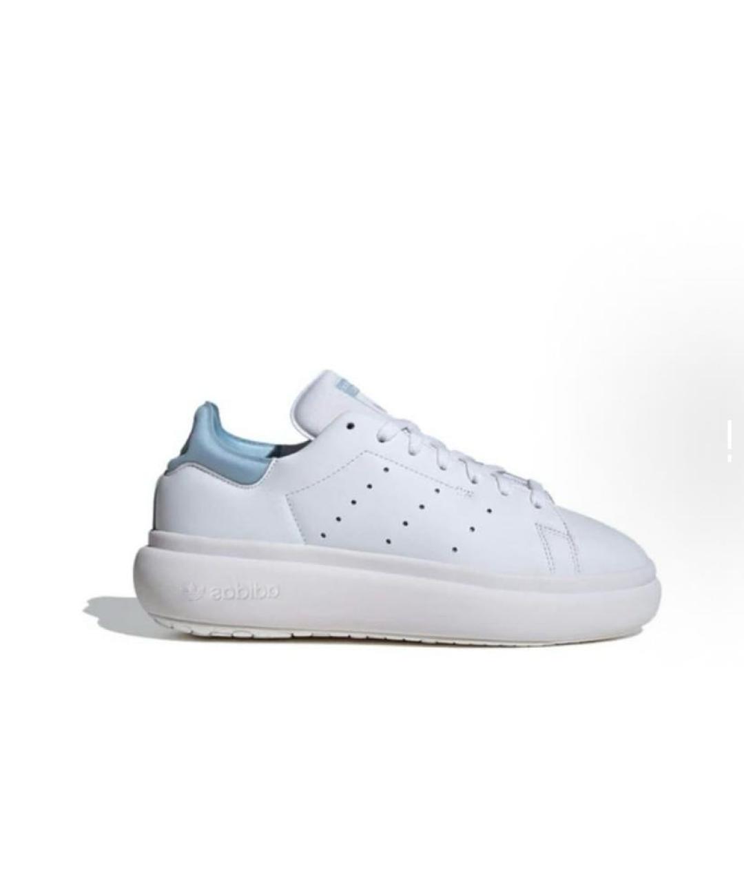 ADIDAS Белые кожаные низкие кроссовки / кеды, фото 6