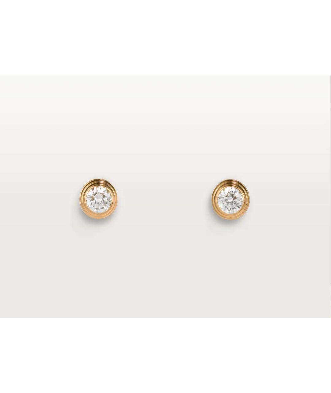 CARTIER Золотые серьги из желтого золота, фото 5