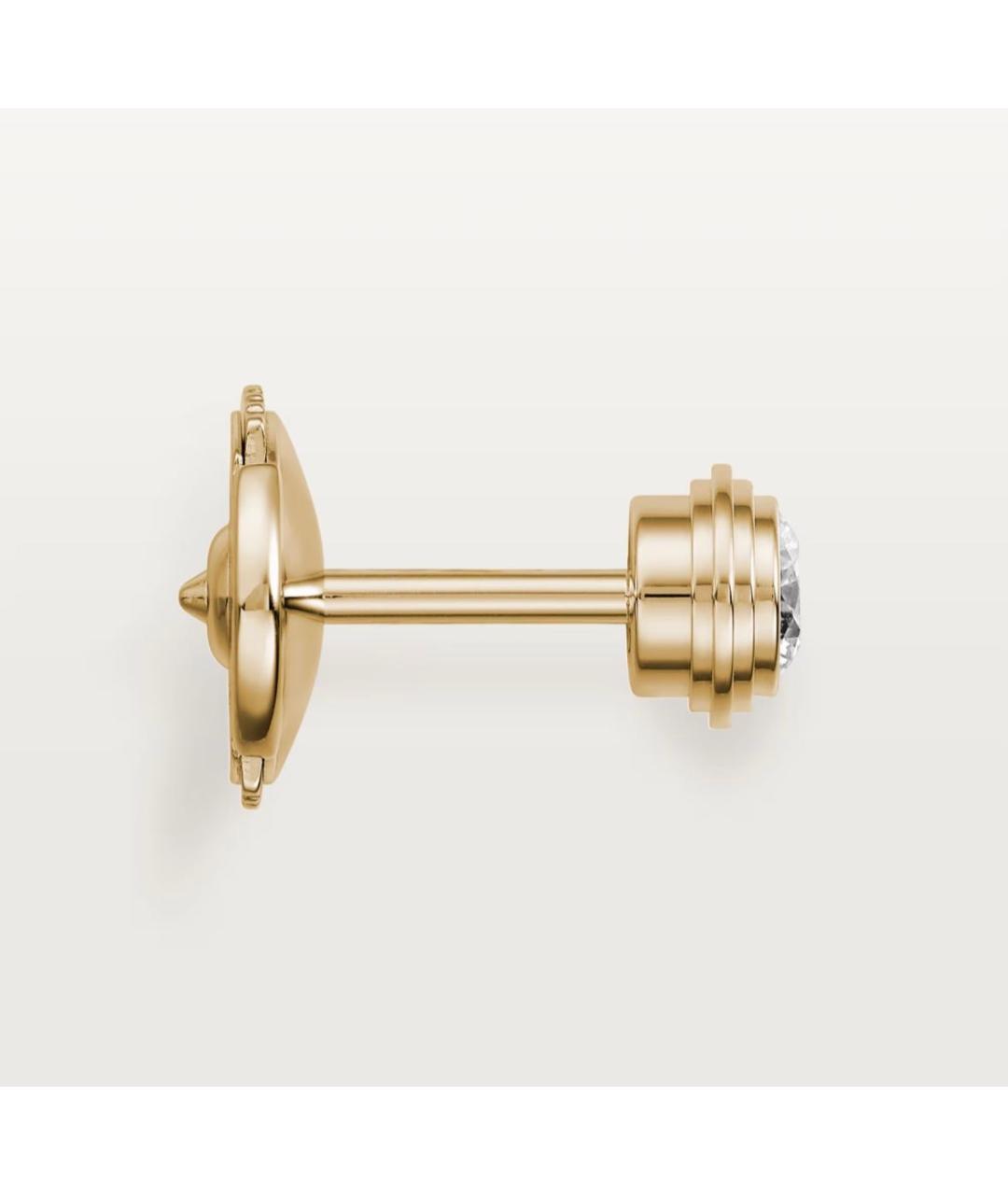 CARTIER Золотые серьги из желтого золота, фото 3