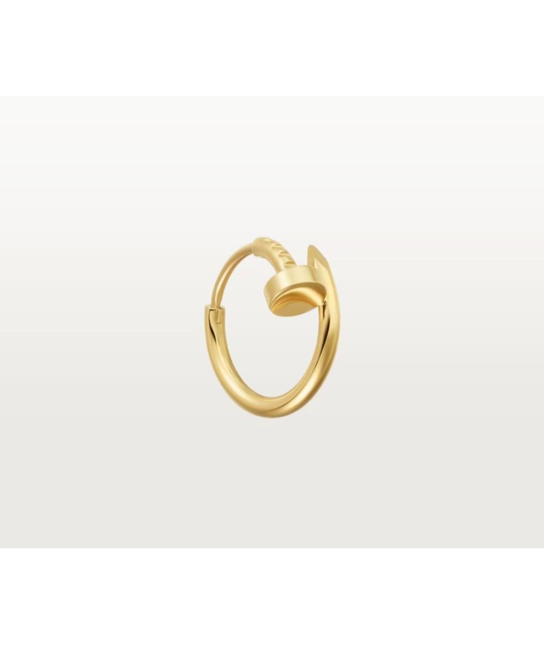 CARTIER Золотые серьги из желтого золота, фото 7
