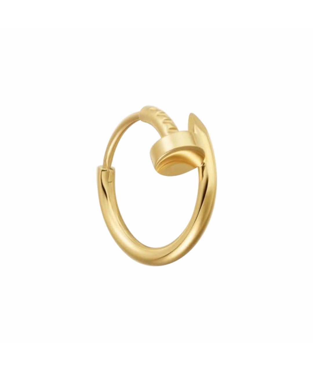 CARTIER Золотые серьги из желтого золота, фото 1