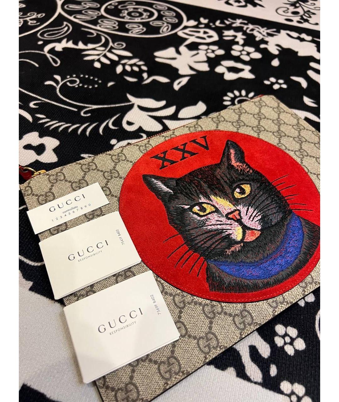 GUCCI Мульти кожаная барсетка, фото 2