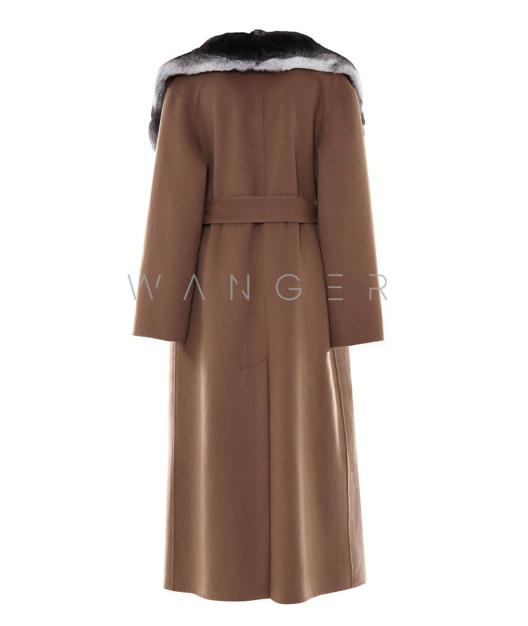 WANGER Серая меховая шуба, фото 5