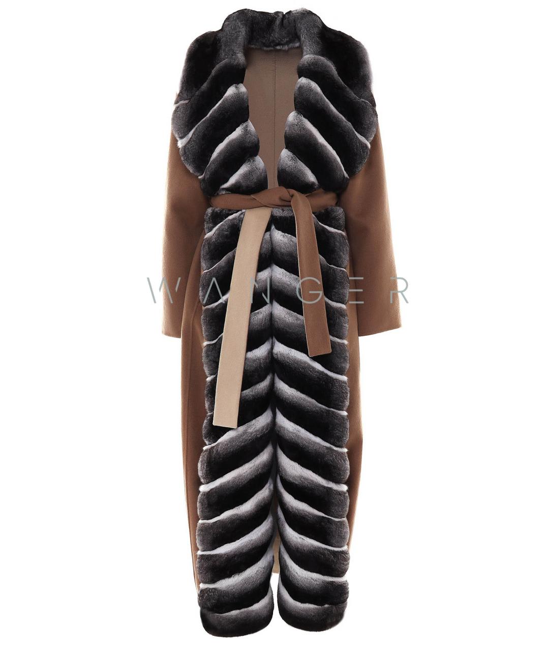 WANGER Серая меховая шуба, фото 8