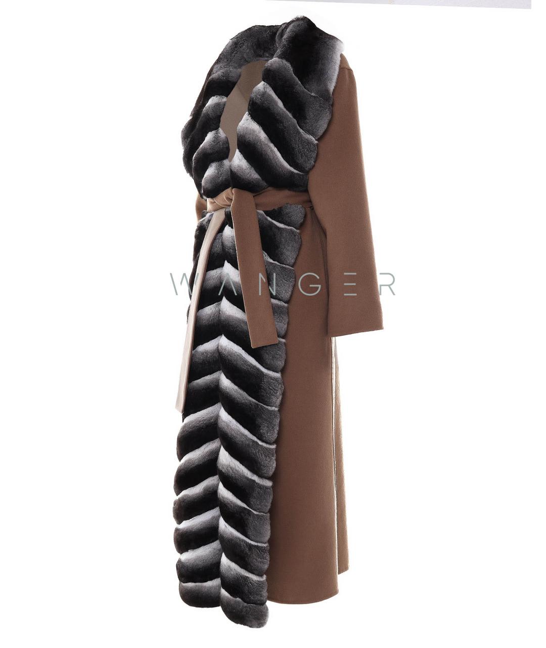 WANGER Серая меховая шуба, фото 3