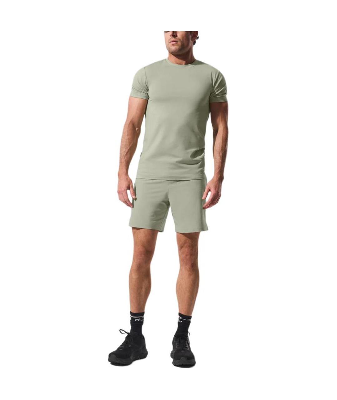 ALO YOGA Зеленая футболка, фото 3