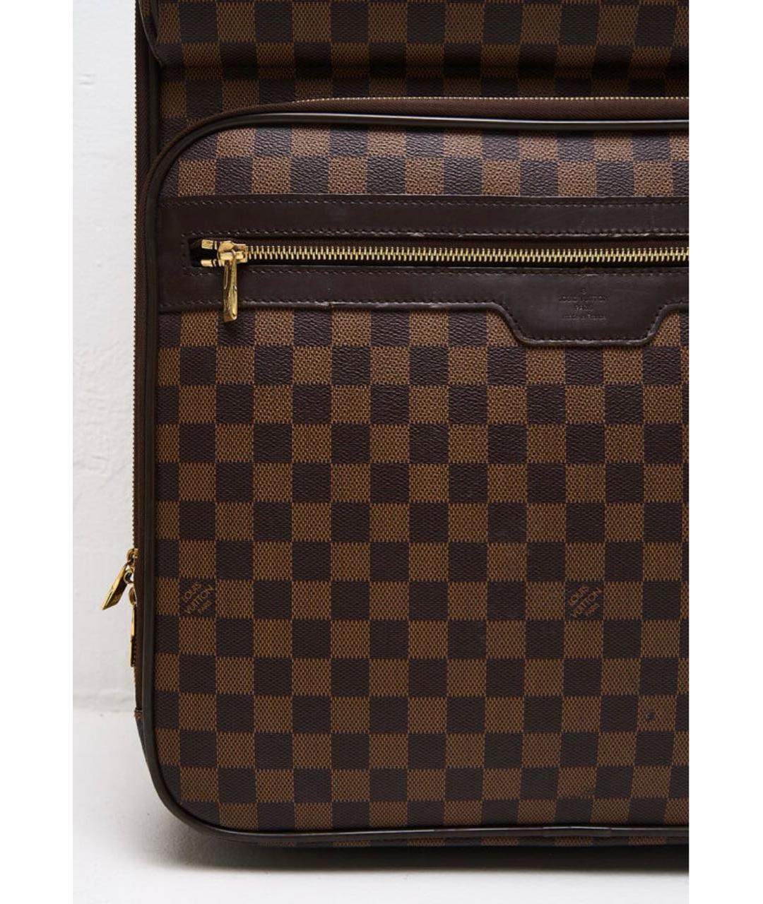 LOUIS VUITTON Коричневый чемодан, фото 6