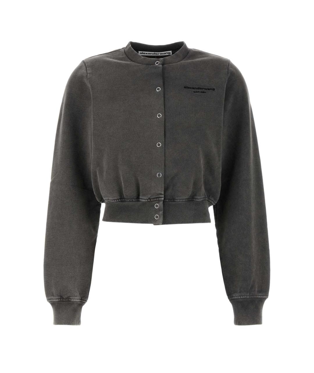 ALEXANDER WANG Серая хлопковая куртка, фото 1