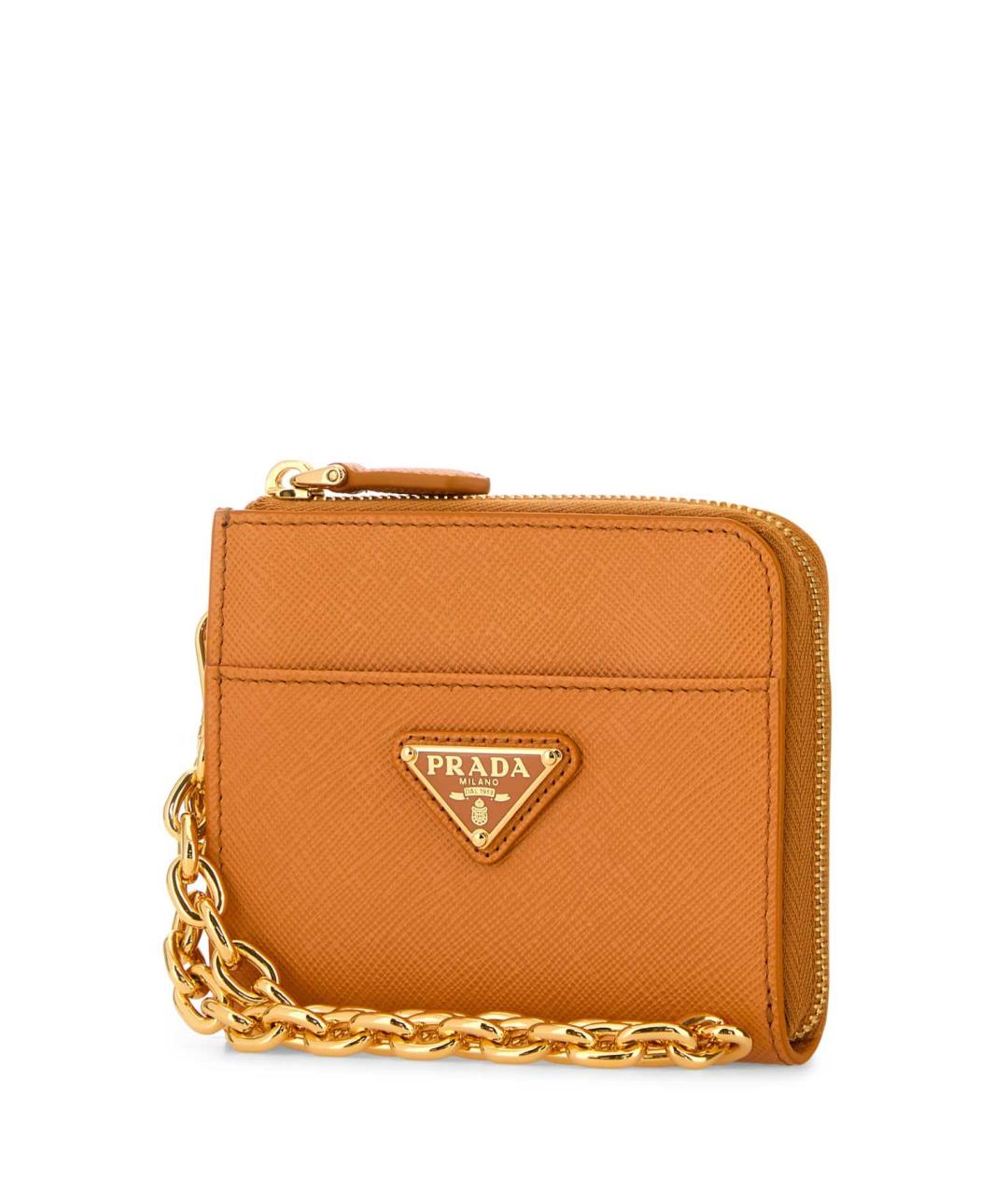 PRADA Оранжевый кожаный кошелек, фото 2
