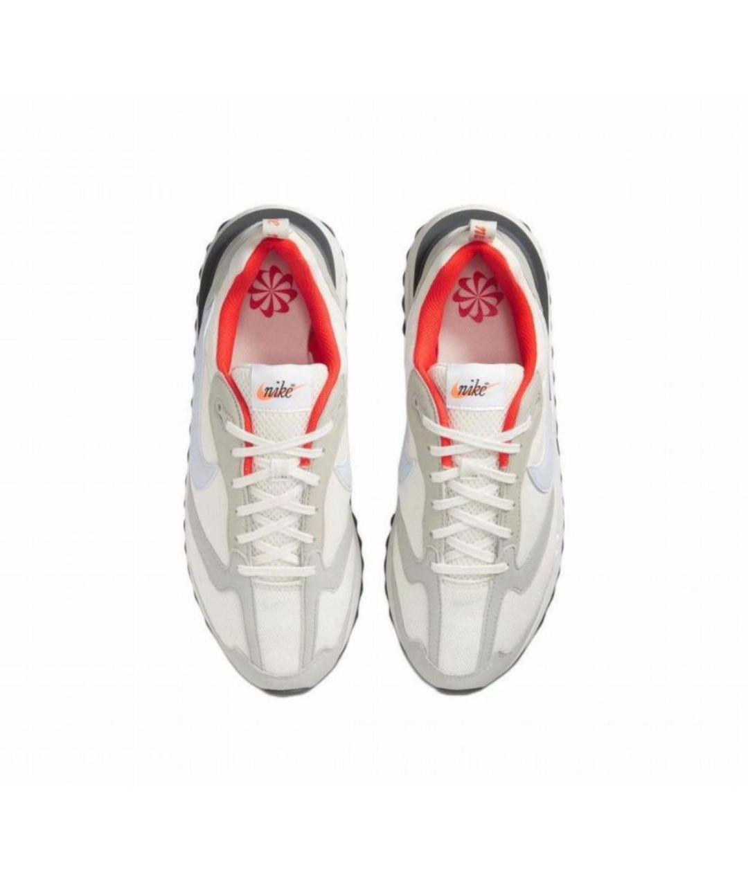 NIKE Бежевые текстильные низкие кроссовки / кеды, фото 3