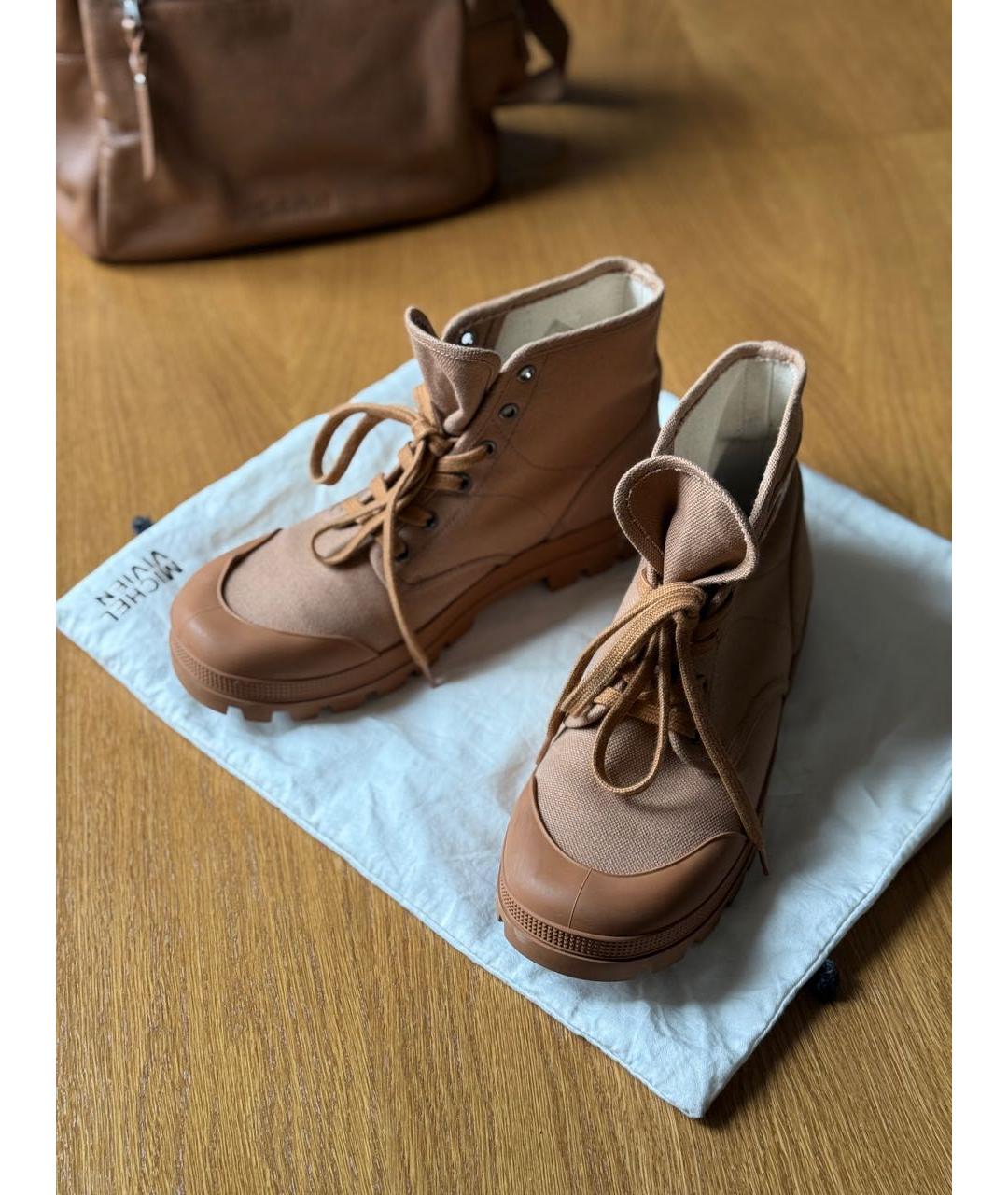 CELINE Коричневые кеды, фото 2