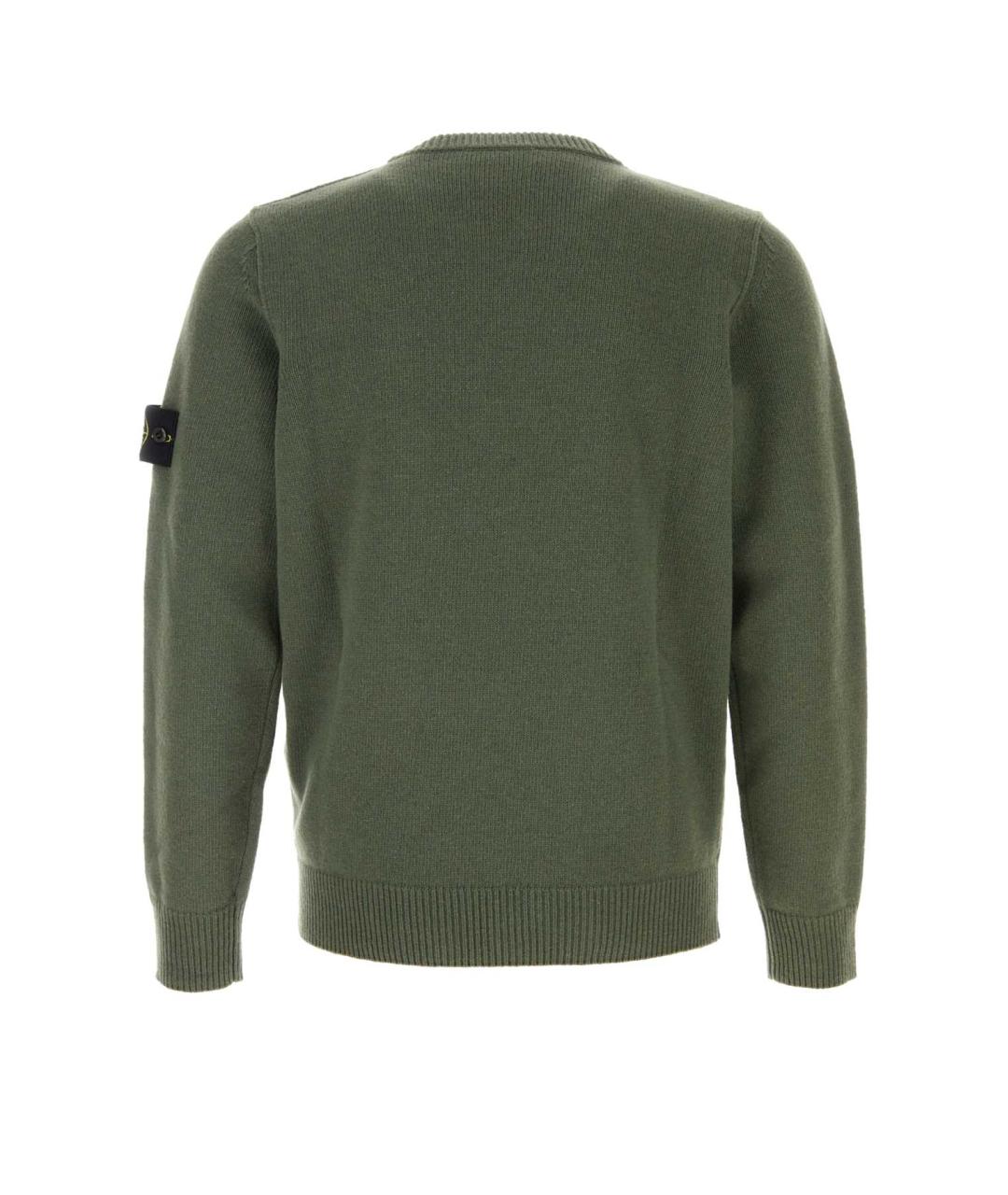 STONE ISLAND Зеленый полиэстеровый джемпер / свитер, фото 2