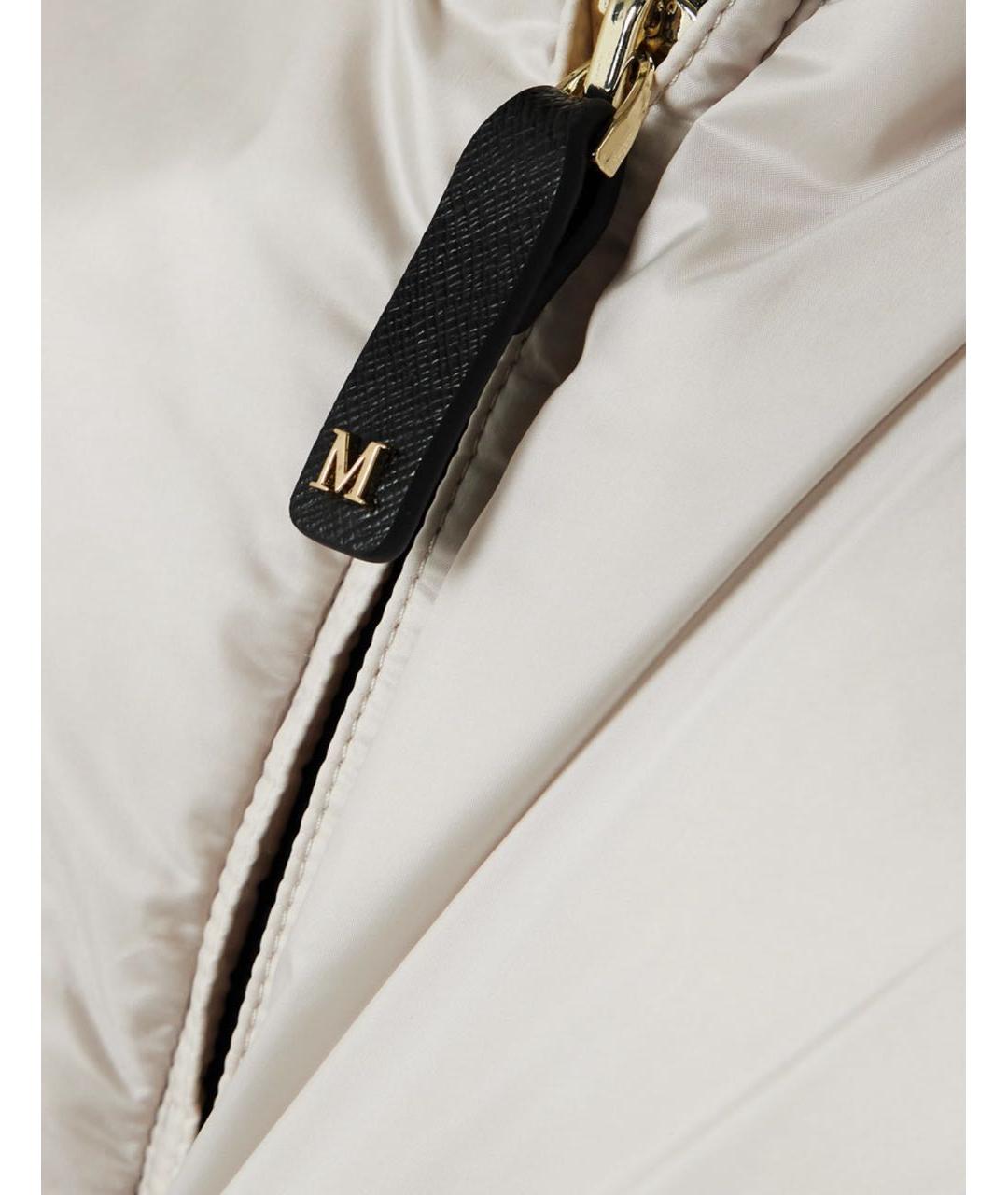 MAX MARA Белая полиэстеровая куртка, фото 4