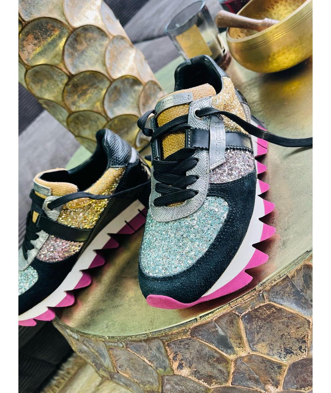DOLCE&GABBANA Мульти кроссовки, фото 6