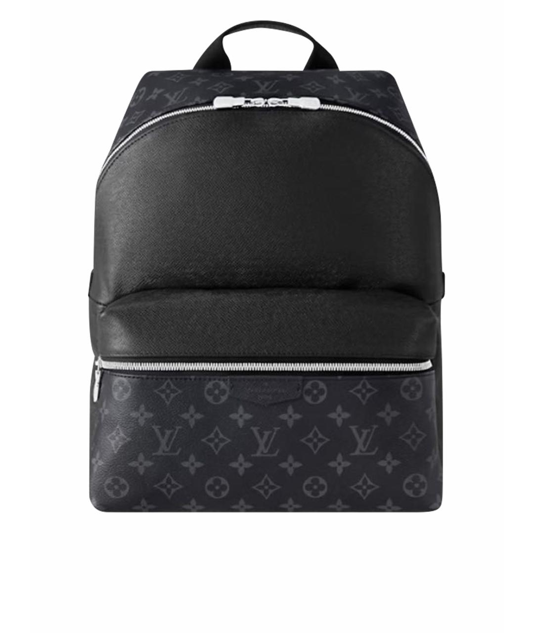 LOUIS VUITTON Черный кожаный рюкзак, фото 1