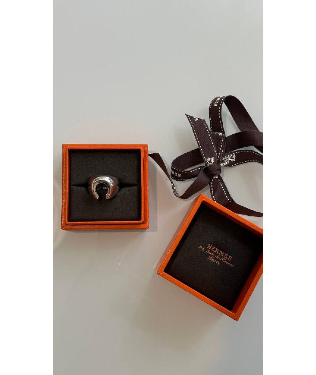 HERMES Серебряное серебряное кольцо, фото 2
