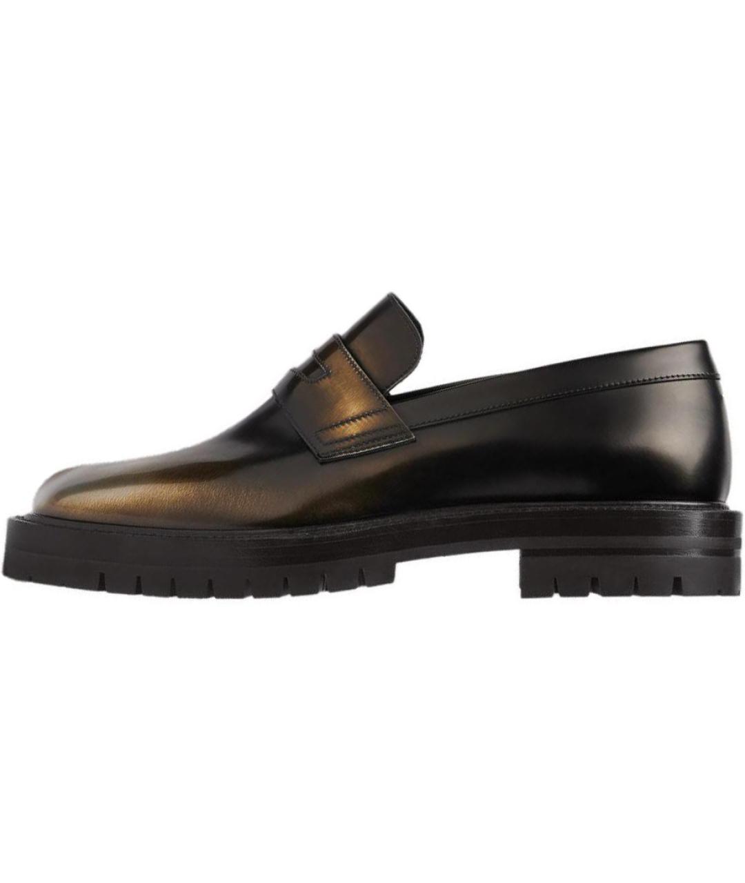 MAISON MARGIELA Черные кожаные лоферы, фото 6