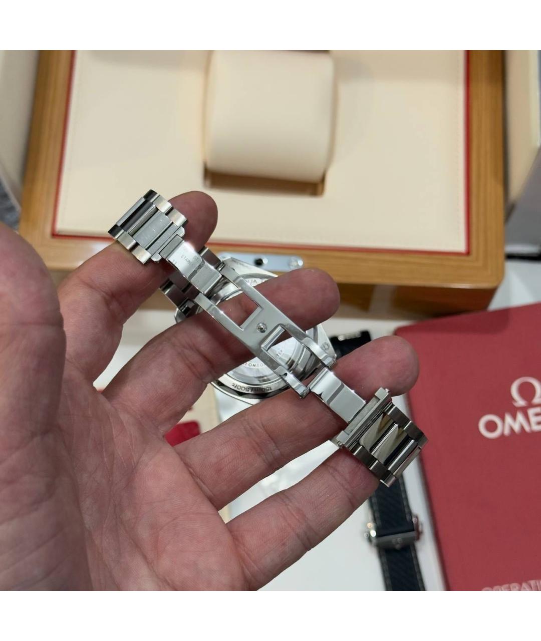 OMEGA Серебряные часы, фото 8