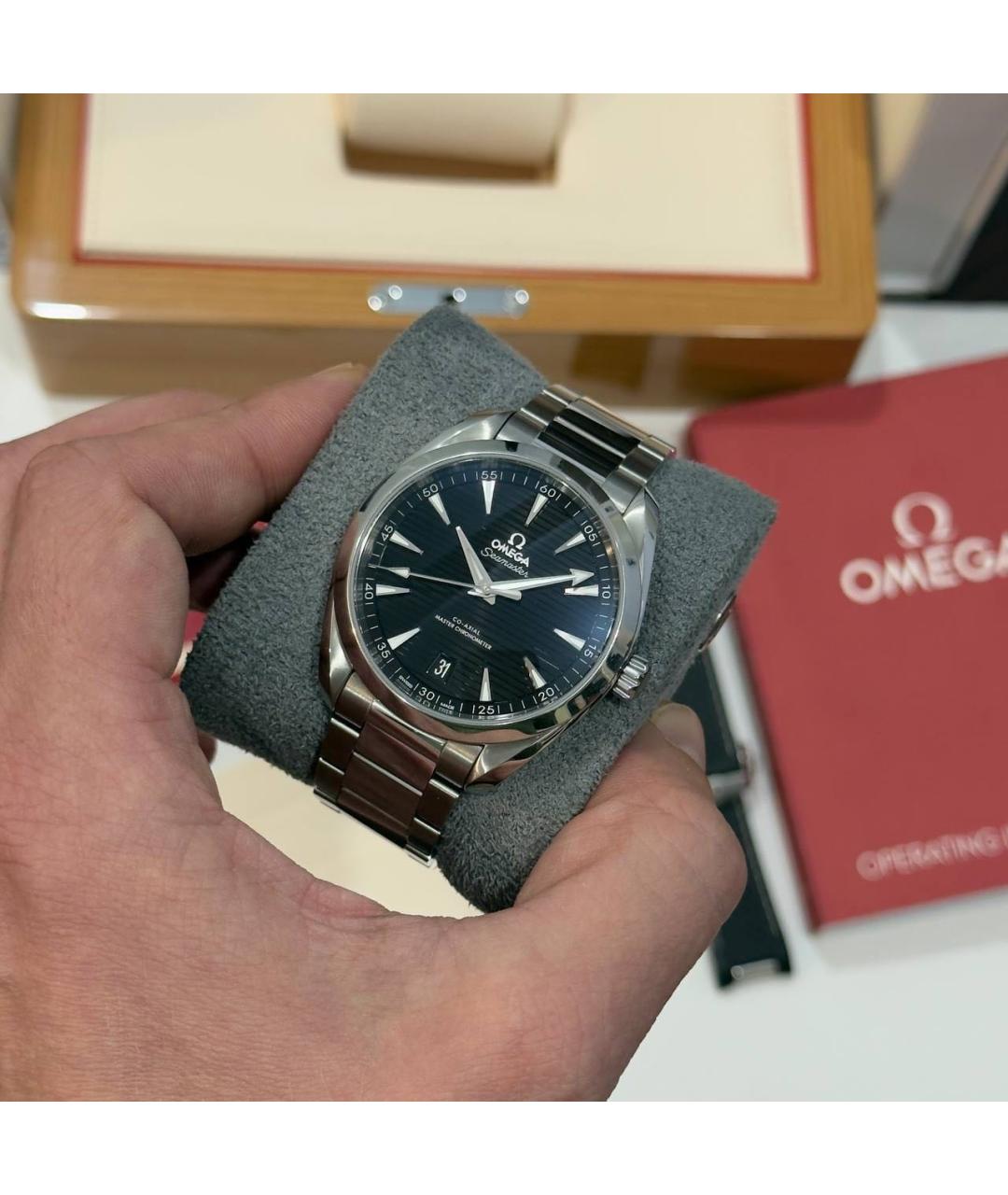 OMEGA Серебряные часы, фото 2