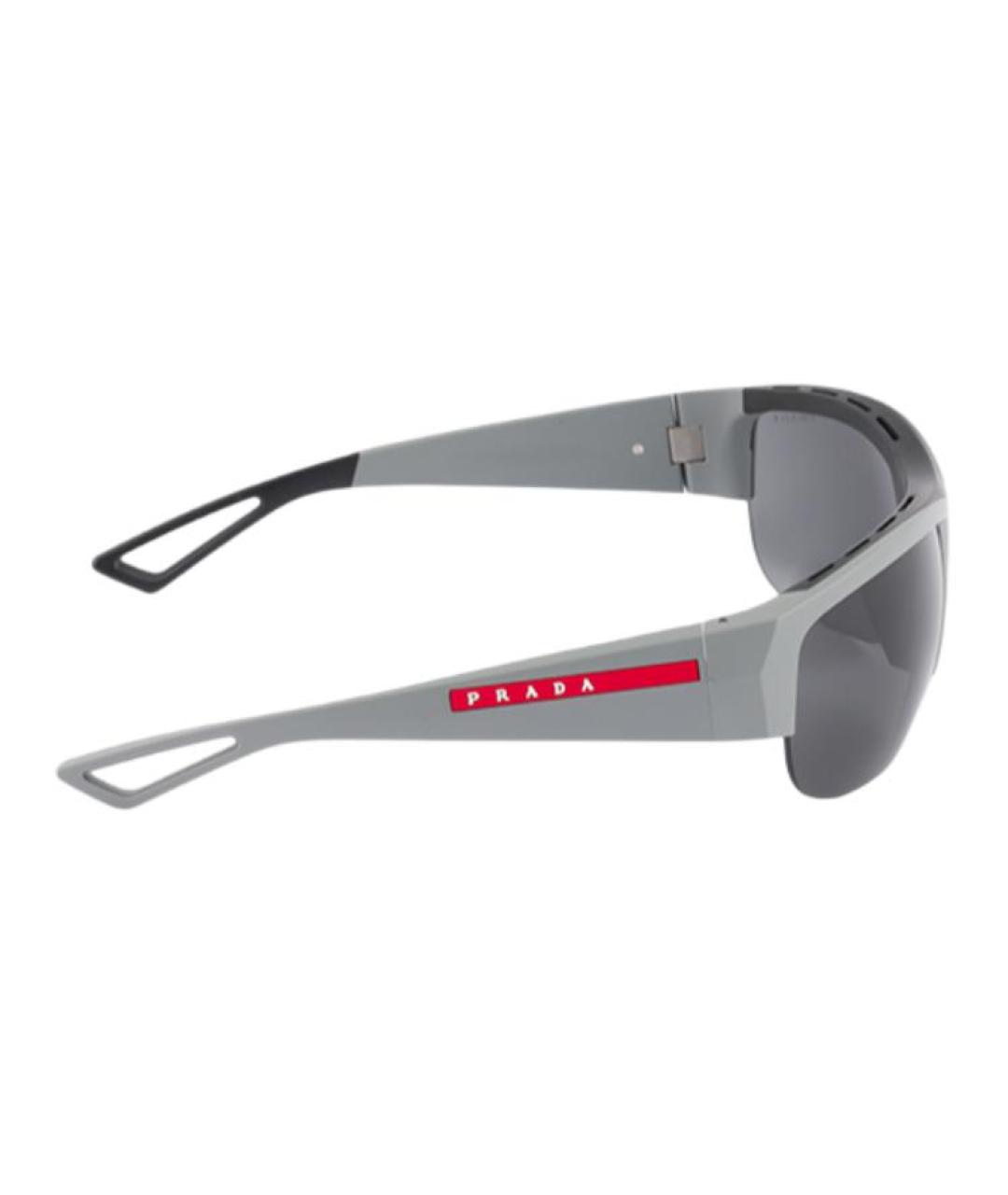 PRADA Серые пластиковые солнцезащитные очки, фото 3