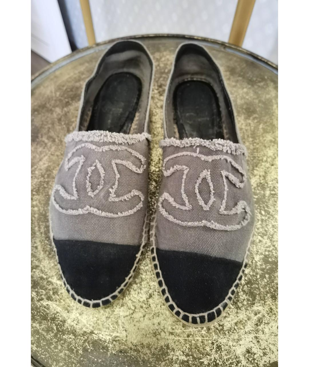 CHANEL Мульти текстильные эспадрильи, фото 2