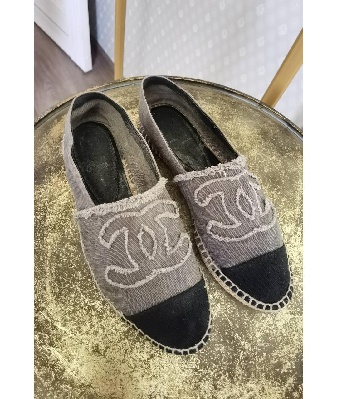 CHANEL Мульти текстильные эспадрильи, фото 7