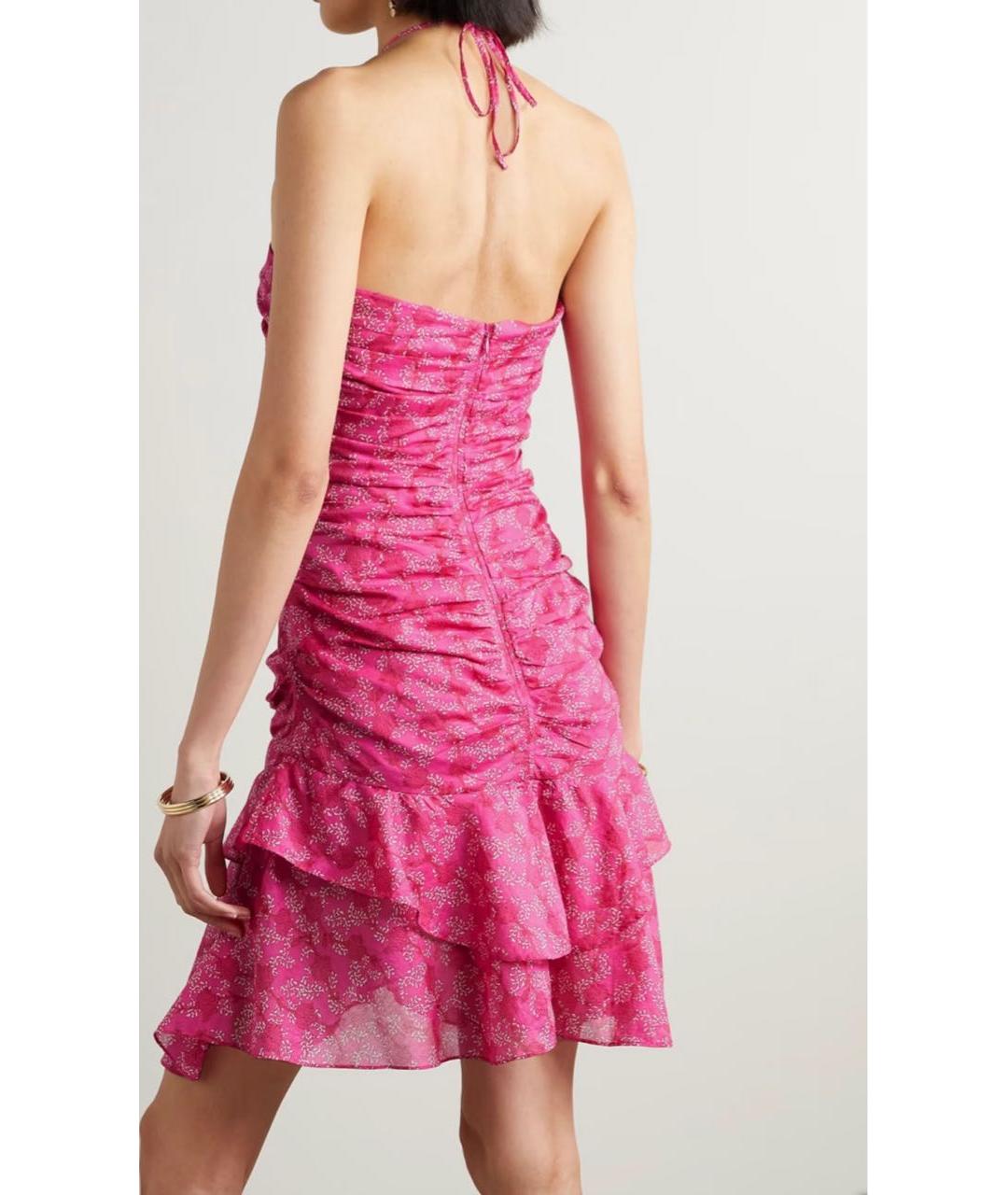 ISABEL MARANT ETOILE Розовый хлопковый сарафан, фото 8
