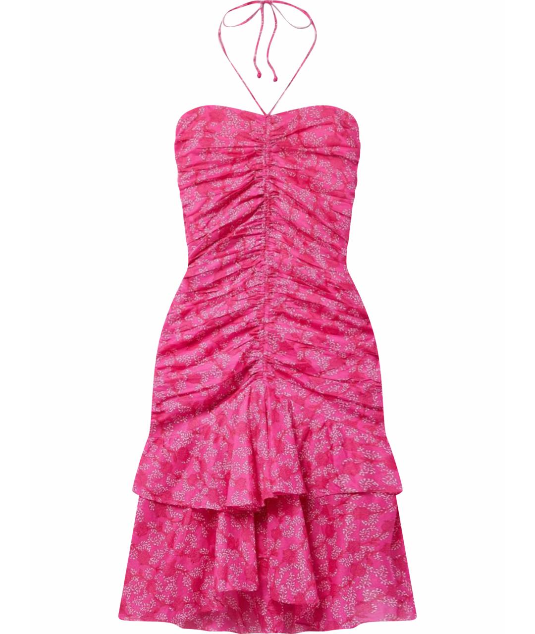 ISABEL MARANT ETOILE Розовый хлопковый сарафан, фото 1