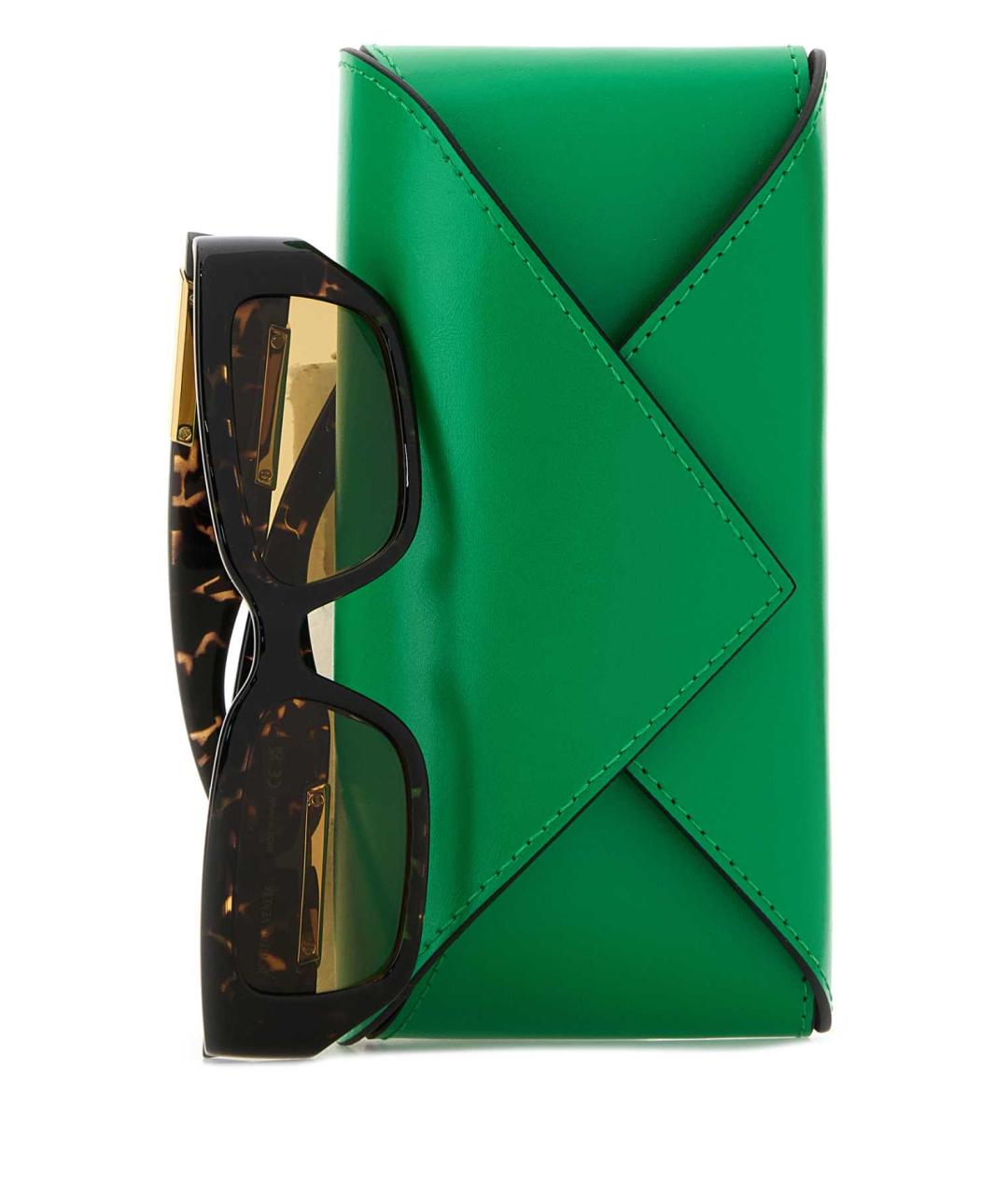 BOTTEGA VENETA Коричневые солнцезащитные очки, фото 3