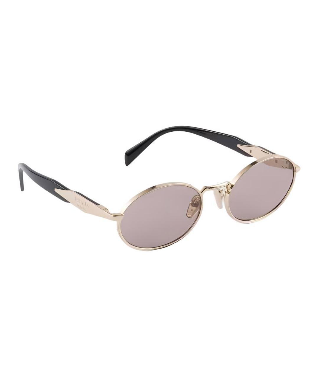 PRADA Фиолетовые металлические солнцезащитные очки, фото 2