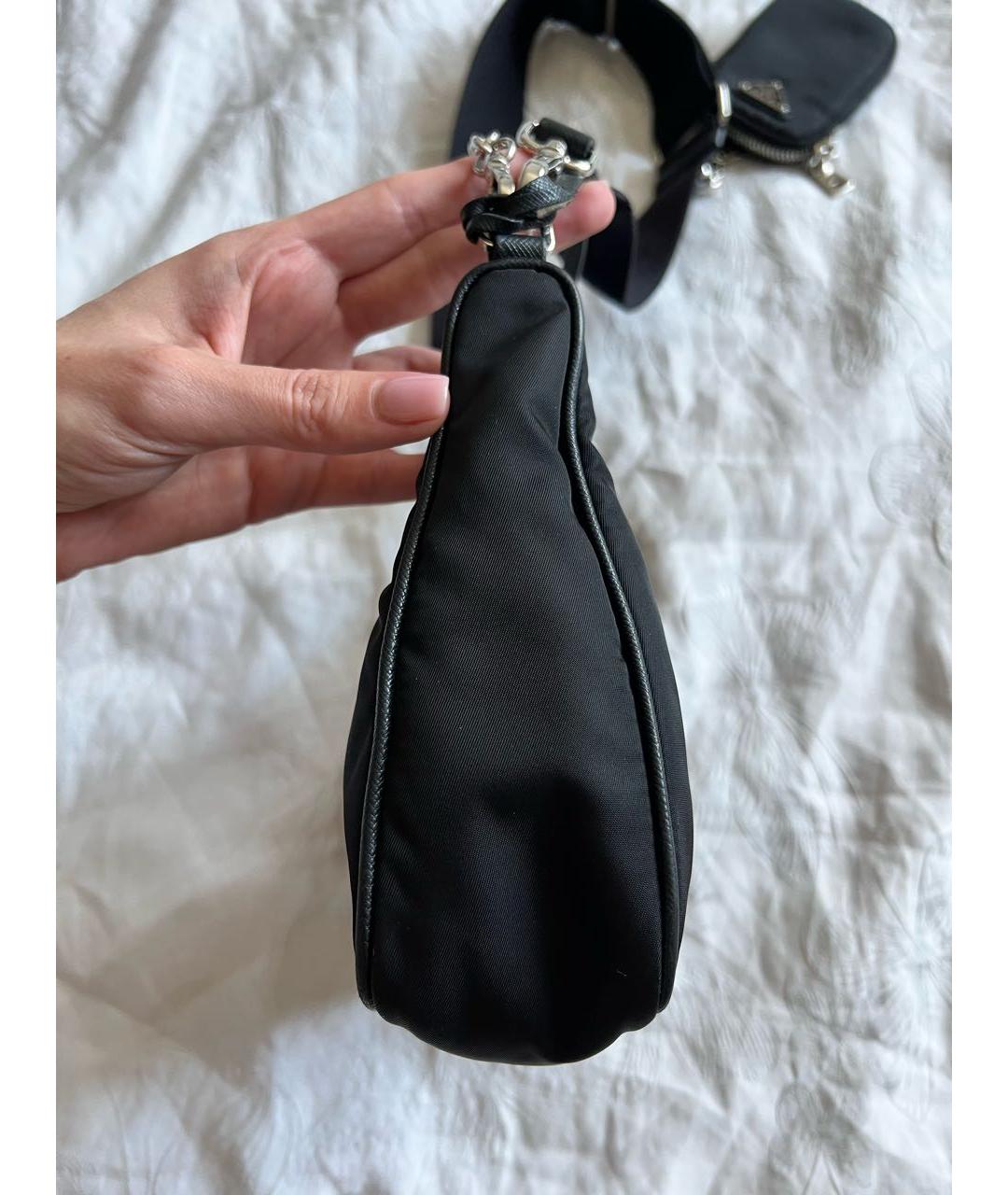 PRADA Черная сумка через плечо, фото 4