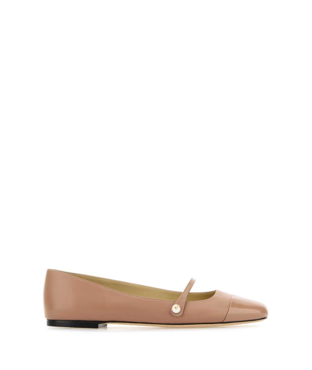 JIMMY CHOO Розовые кожаные балетки, фото 1