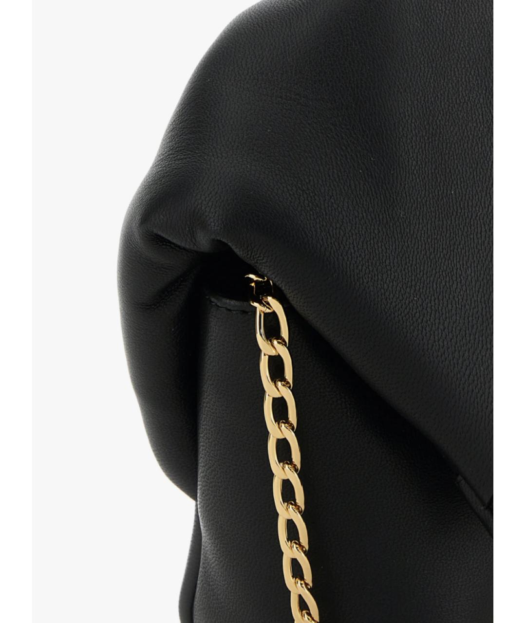 J.W.ANDERSON Черная кожаная сумка через плечо, фото 5
