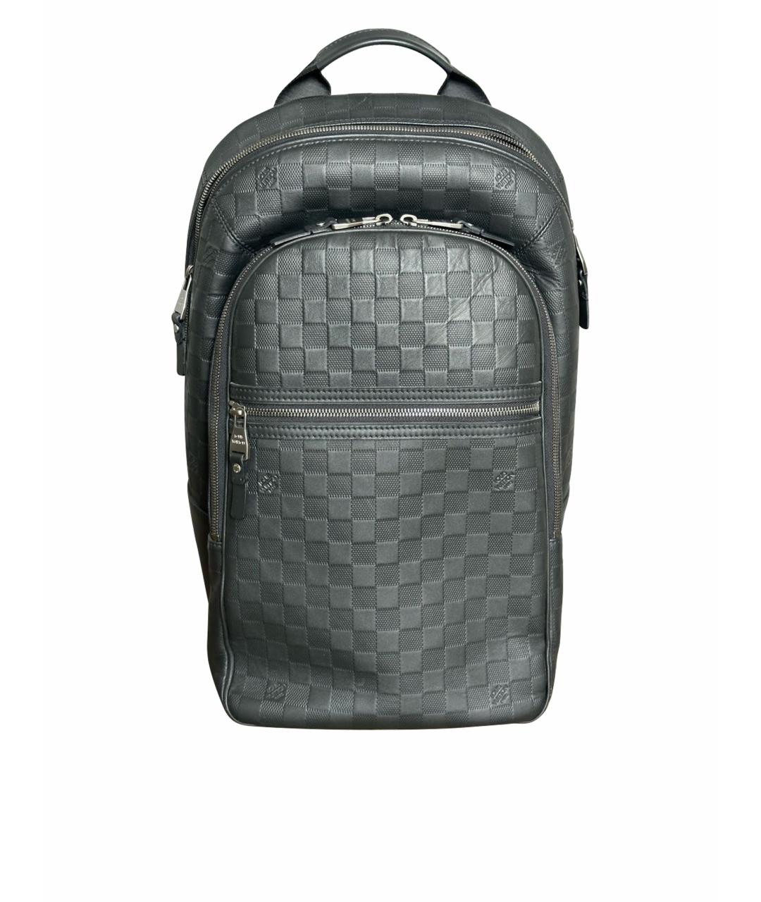 LOUIS VUITTON Черный кожаный рюкзак, фото 1