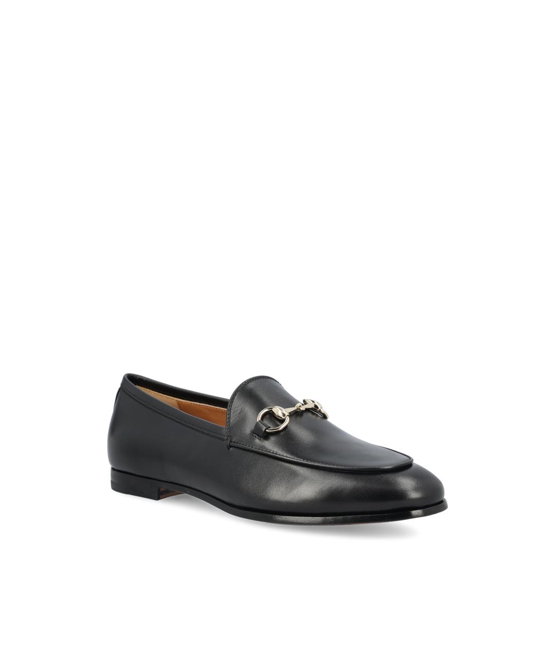 GUCCI Черные кожаные мокасины, фото 2