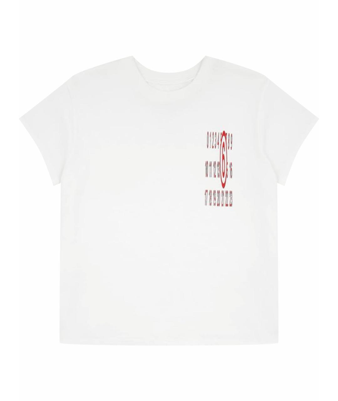 MAISON MARGIELA Белая футболка, фото 1