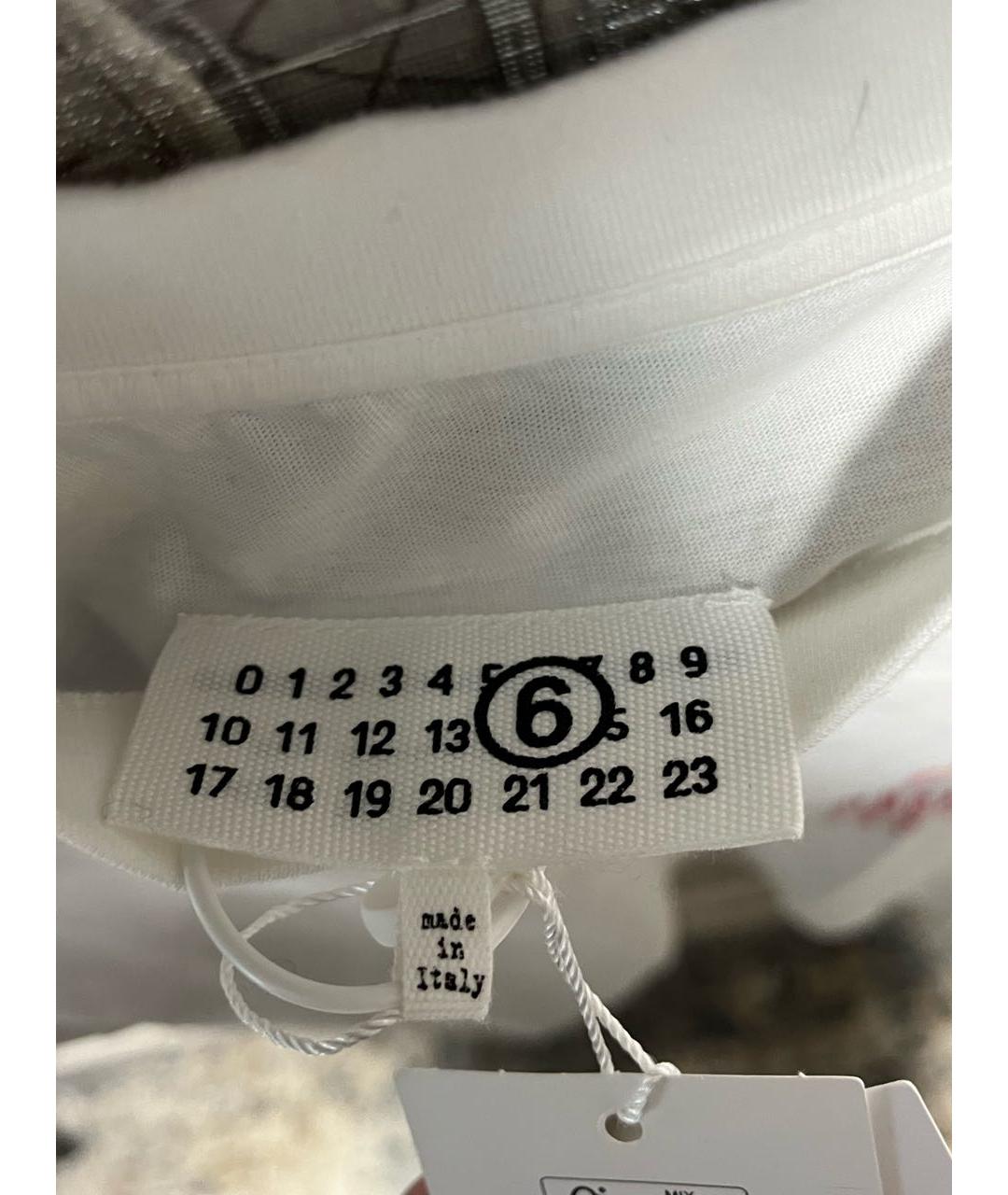MAISON MARGIELA Белая футболка, фото 7