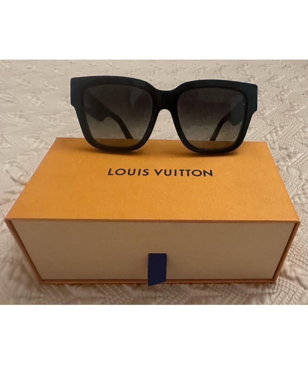 LOUIS VUITTON Черные солнцезащитные очки, фото 5