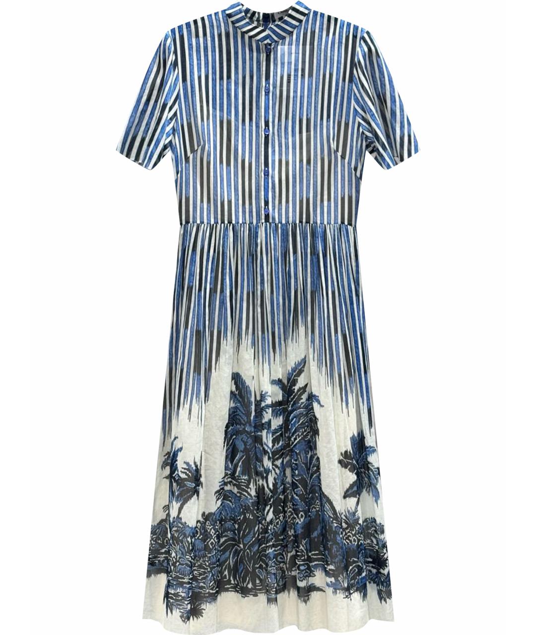 CHRISTIAN DIOR Мульти хлопковое платье, фото 1