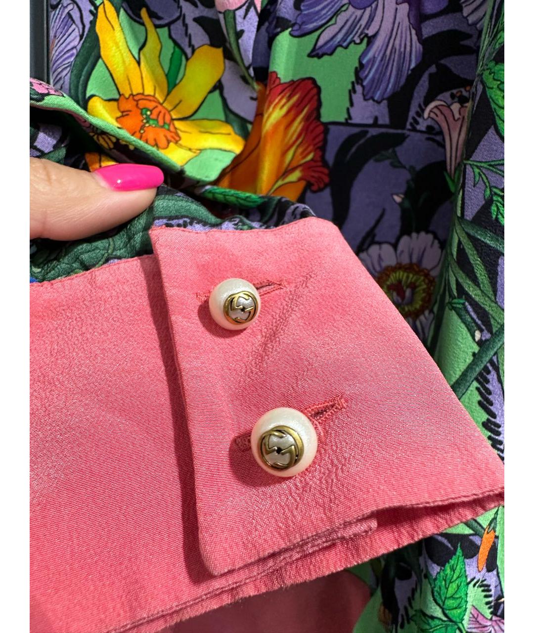GUCCI Шелковая рубашка, фото 3