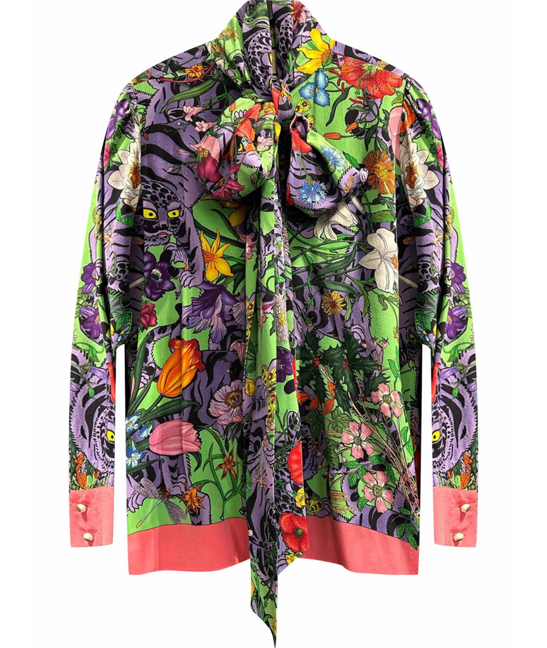 GUCCI Шелковая рубашка, фото 1
