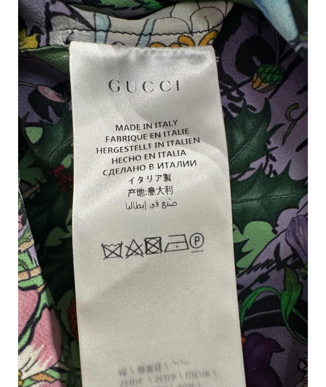 GUCCI Шелковая рубашка, фото 5