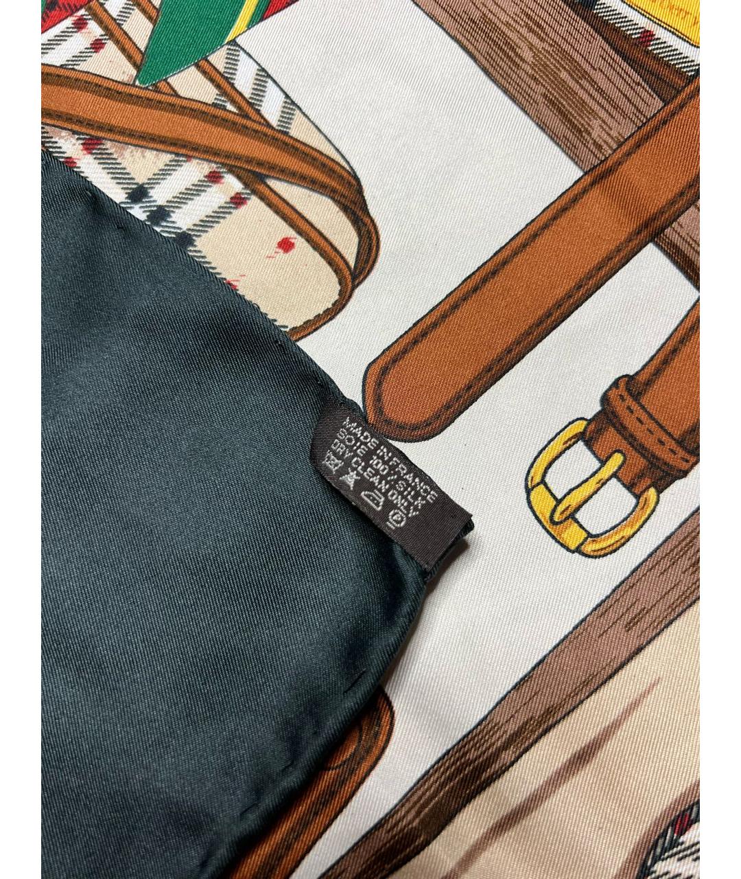 BURBERRY Мульти шелковый платок, фото 8