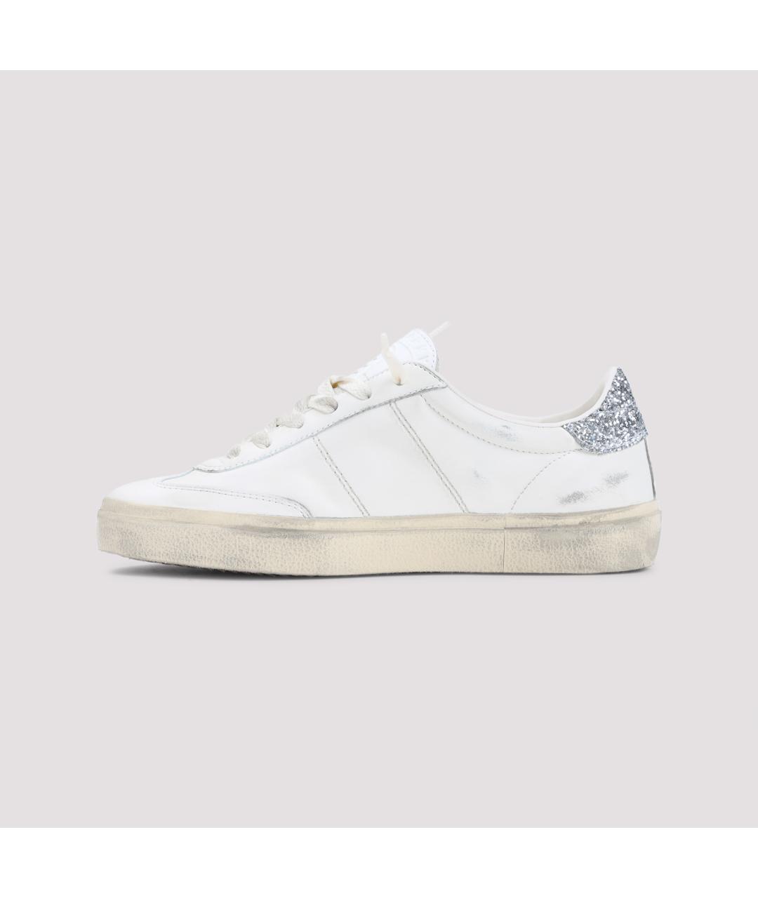 GOLDEN GOOSE DELUXE BRAND Белые кожаные кроссовки, фото 2