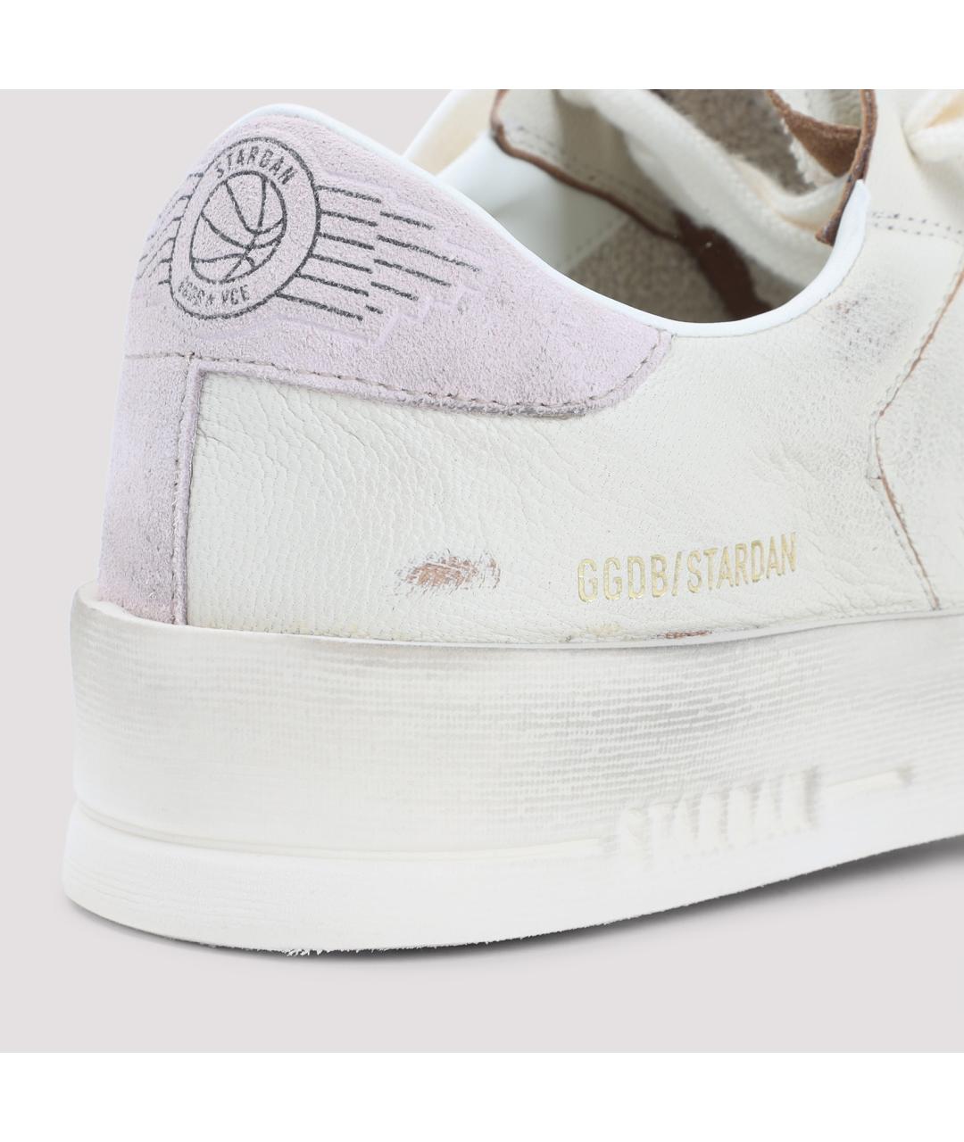GOLDEN GOOSE DELUXE BRAND Белые кожаные кеды, фото 4
