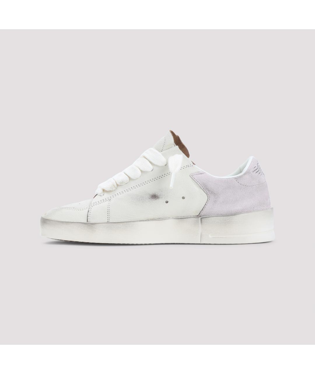GOLDEN GOOSE DELUXE BRAND Белые кожаные кеды, фото 2
