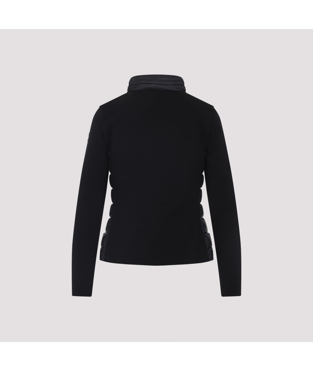 MONCLER Темно-синяя полиэстеровая куртка, фото 2