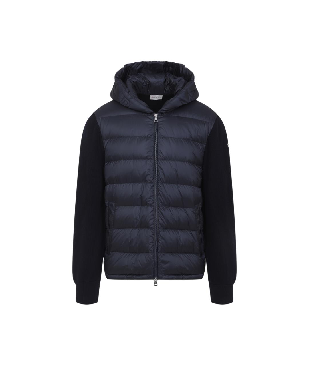 MONCLER Темно-синяя куртка, фото 1